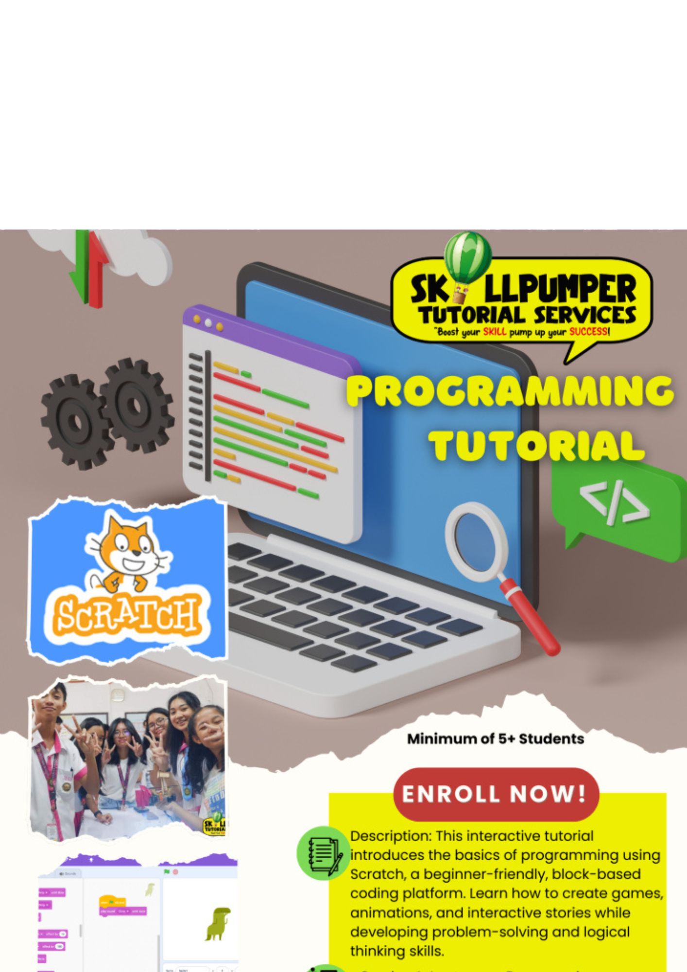 👨‍💻 Learn to Code: From Kids to College – Level Up With Skillpumper!